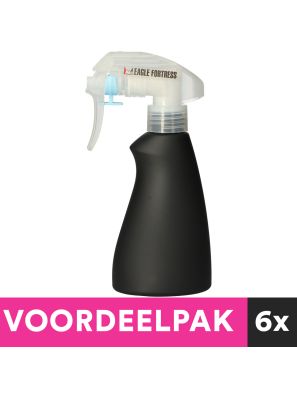 3 Stuks Waterspuit Zwart 250ml Voordeelpakket