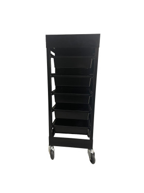 Werkwagen Zwart 5 Lades met Tray