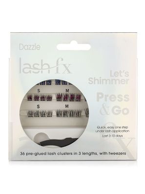 Lash FX Press & Go Pre-Glued Lash Clusters Let's Shimmer Dazzle