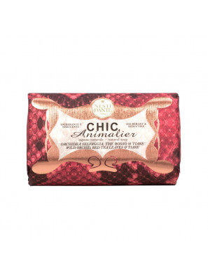 Nesti Dante Chic Animalier Wild Orchid, Red Rea Leaves & Tiare Zeep 250gr.