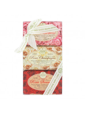 Nesti Dante Geschenkset Zeep Rosa 3x150gr.